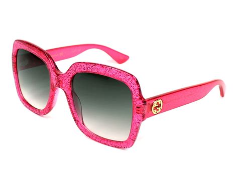 pink glasses gucci